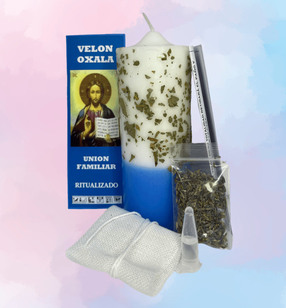 Velón Preparado Oxalá | Paz Espiritual, Claridad Mental y Equilibrio en Momentos de Tensión