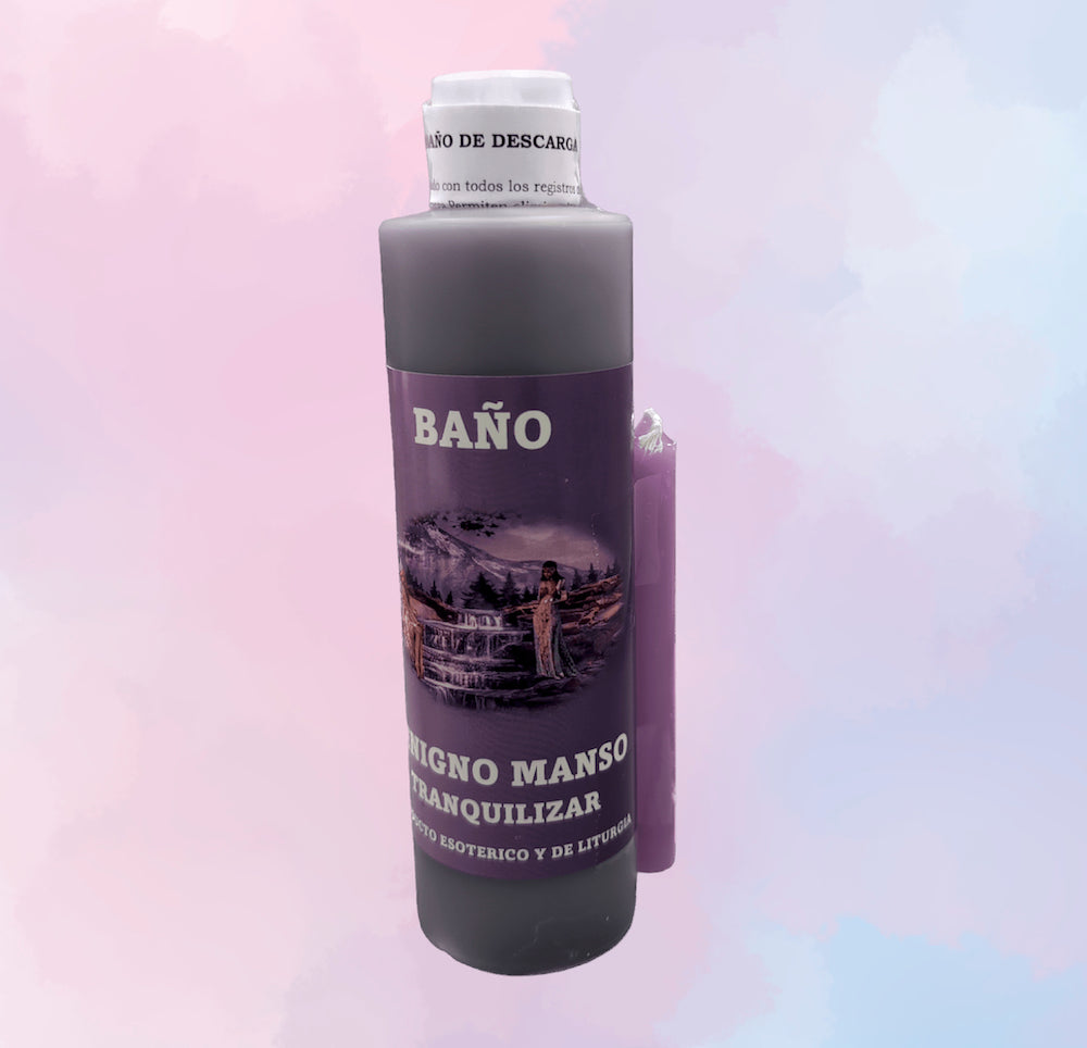 Baño Esotérico Benigno Manso con Vela | Para Amansar a tu Marido, Dominar Caracteres Fuertes y Traer Dulzura