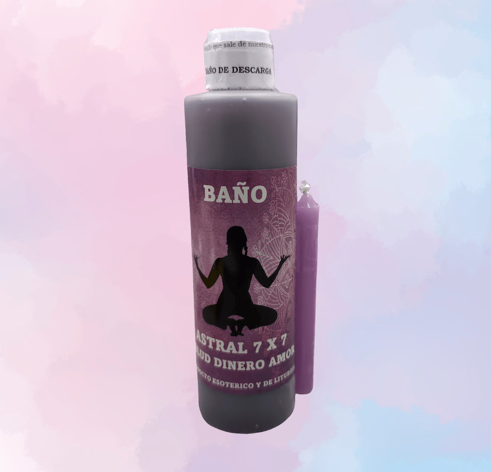 Baño Esotérico Astral 7x7 | Para Limpiar el Cuerpo Astral, Elevar la Vibración y Armonizar