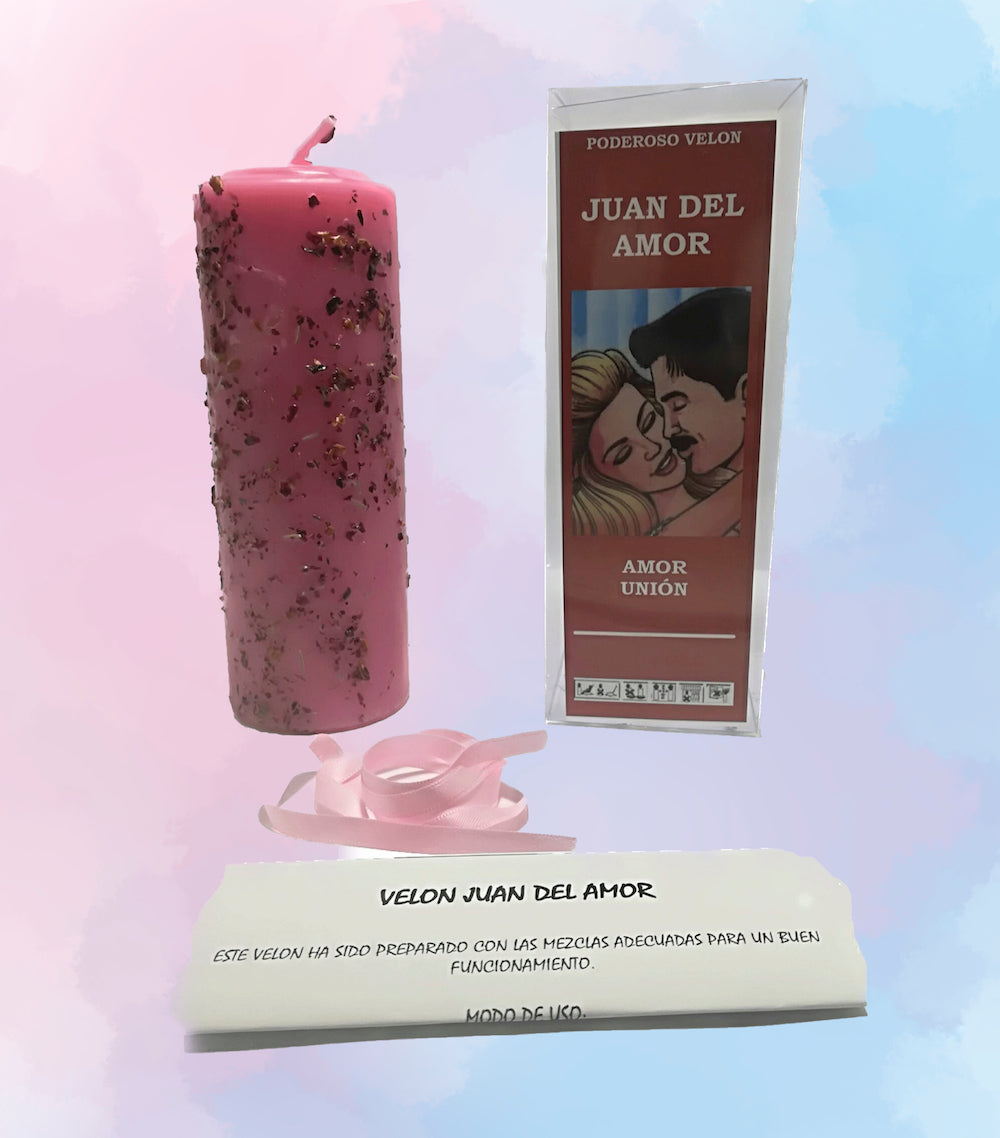 Velón Preparado Don Juan del Amor – Para Despertar Sentimientos y Magnetismo Afectivo