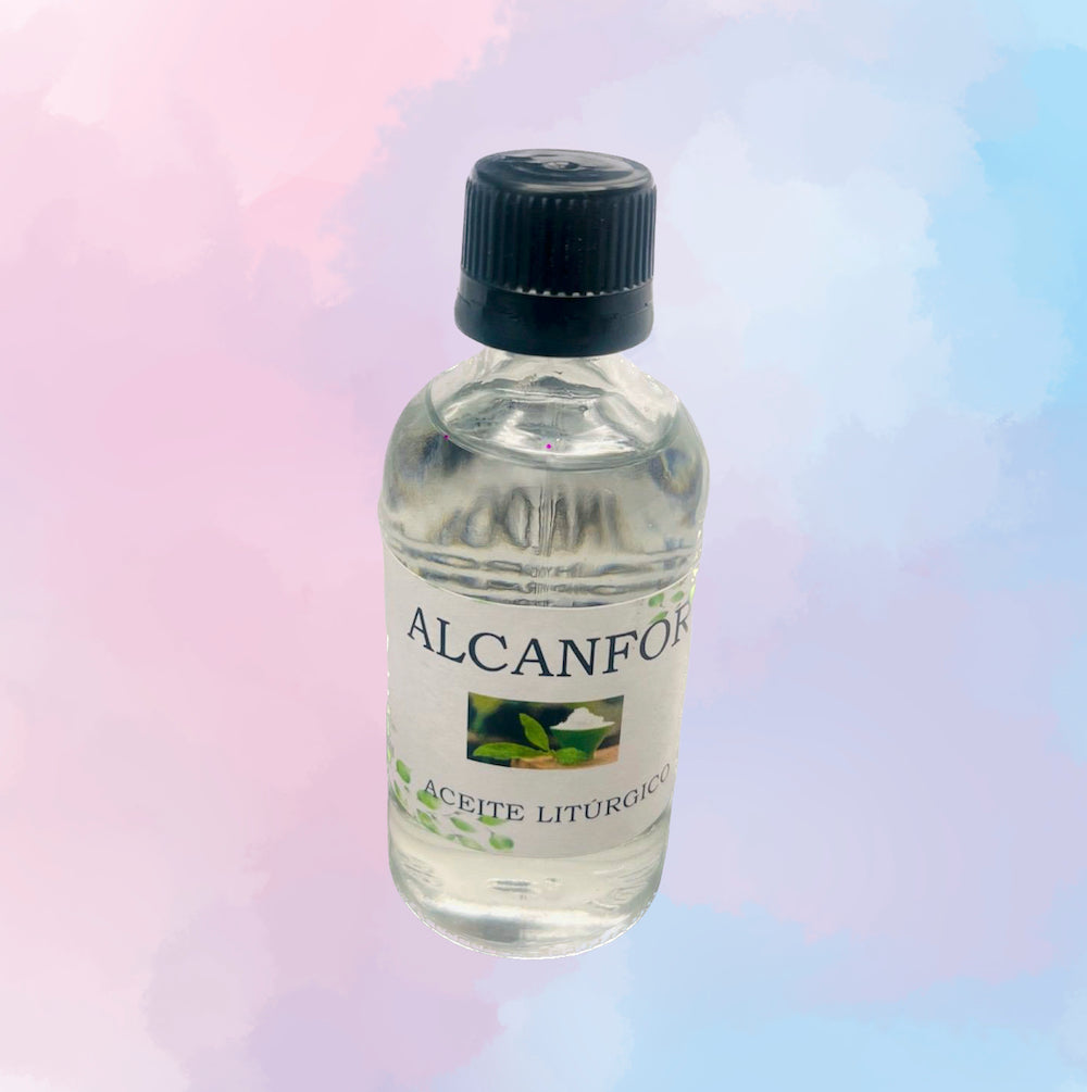 Aceite Litúrgico para Ungir Velas Alcanfor 50 ml | Limpieza Profunda y Protección Energética