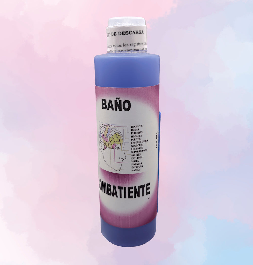 Baño Esotérico Combatiente con Vela | Pack Ritual para Fuerza Espiritual en Etapas de Lucha