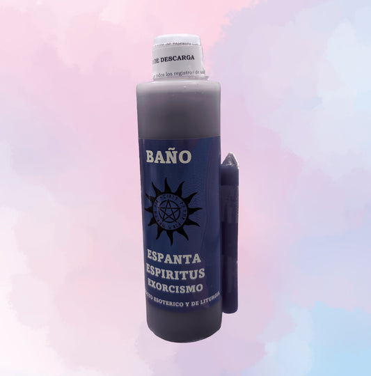 Baño Esotérico Espanta Espíritus con Vela | Pack Ritual para Ahuyentar Presencias e Influencias Astrales