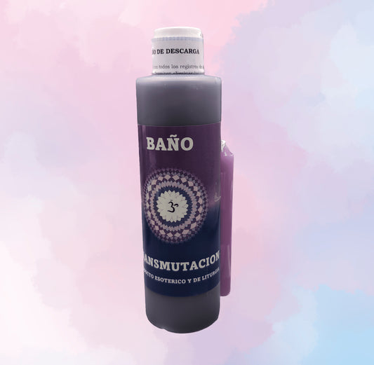 Baño Esotérico Transmutación con Vela | Pack Ritual para Transmutar Energía Densa en Luz y Fuerza