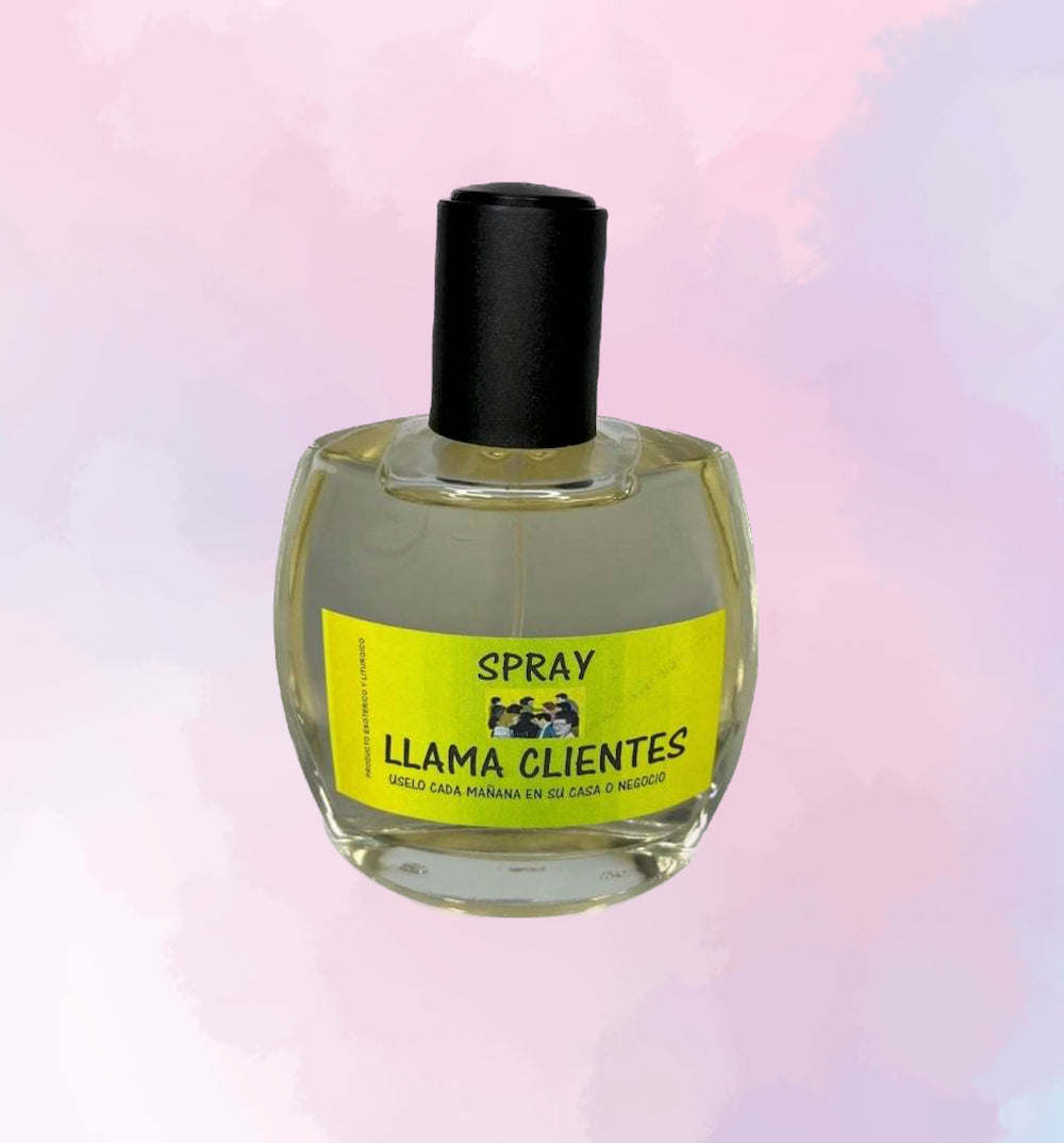 Spray Esotérico Llama Clientes | Pulverizador para Atraer Ventas, Compradores y Prosperidad