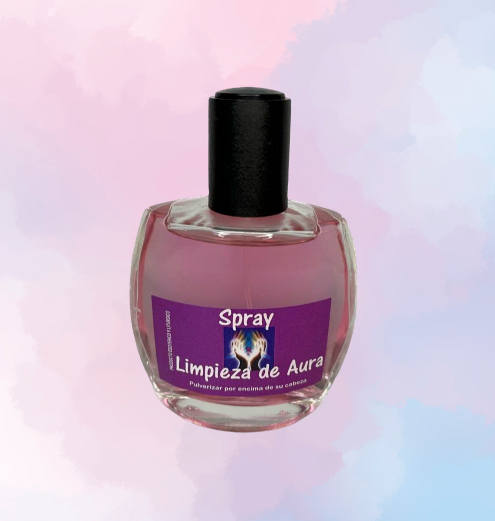 Spray Esotérico Limpieza Aura | Pulverizador para Purificar el Campo Energético y Elevar la Vibración