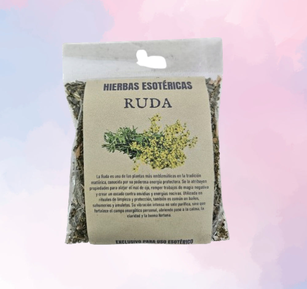Hierbas de Ruda 25g | Planta Sagrada para Protección, Limpieza y Escudo Espiritual
