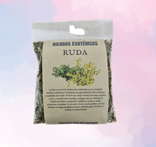 Hierbas de Ruda 25g | Planta Sagrada para Protección, Limpieza y Escudo Espiritual
