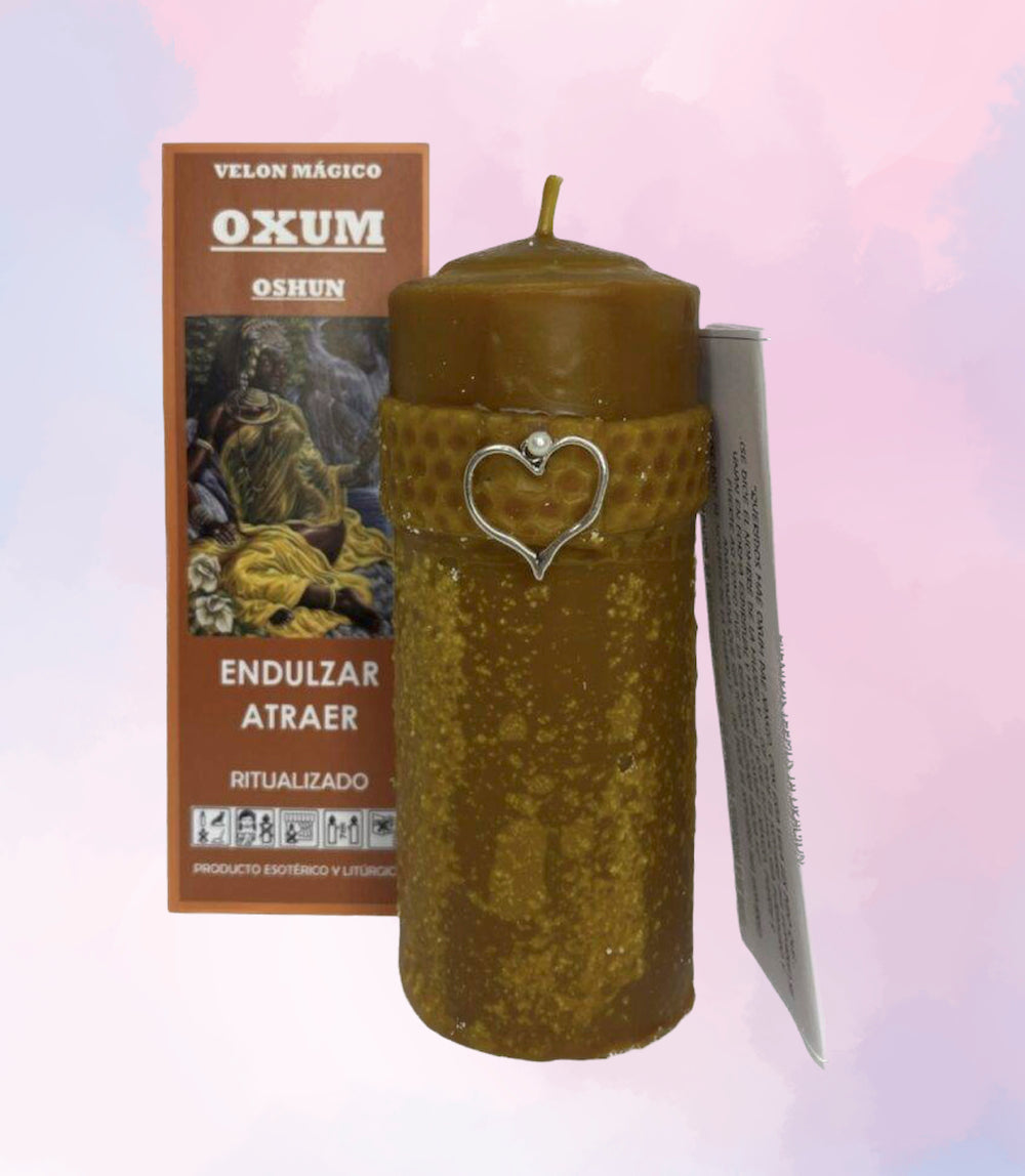 Velón Preparado Oxum – Para Amor Dulce, fiel y sincero