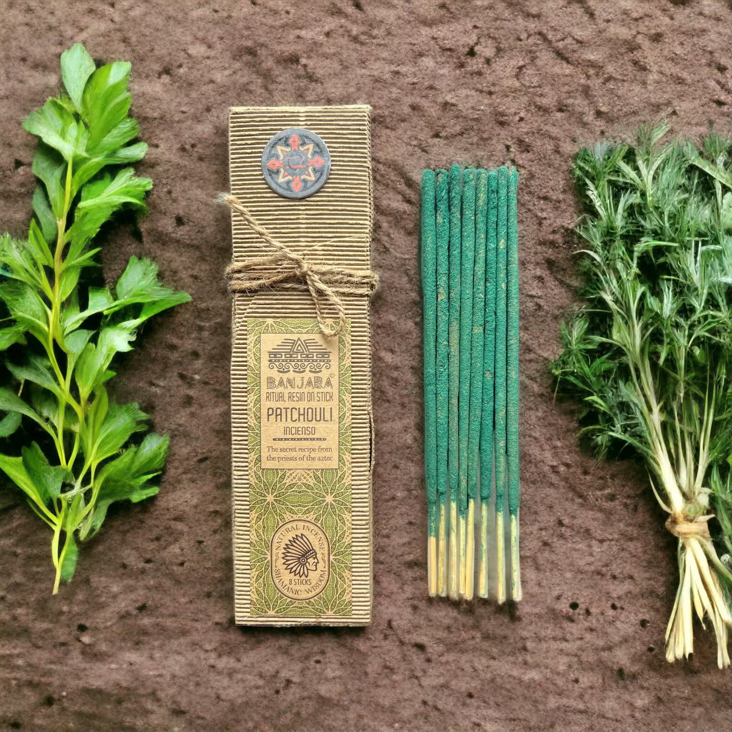 3x caja Incienso de Patchouli Varillas de Resina para Rituales Dinero Abundancia Negocio