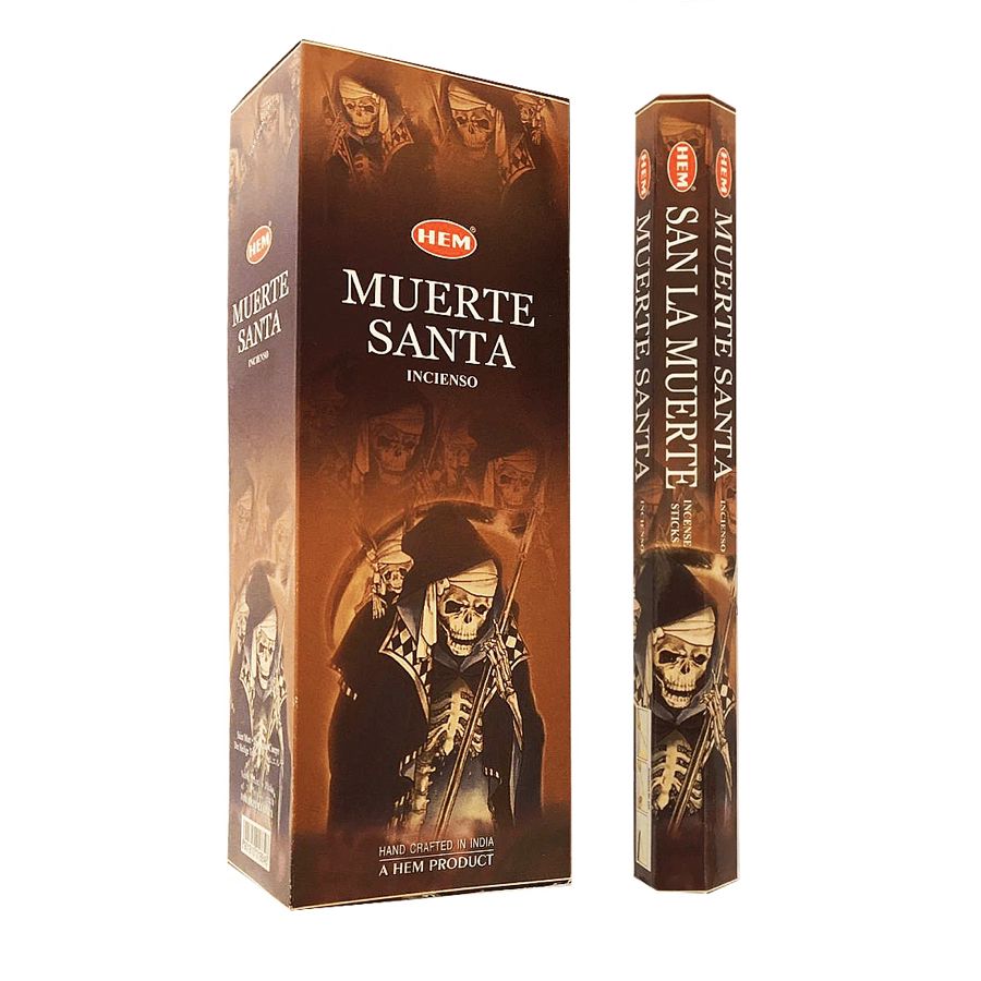 Incienso Santa Muerte Pack x6 Cajas Hexagonales Proteccion Justicia Esoterismo