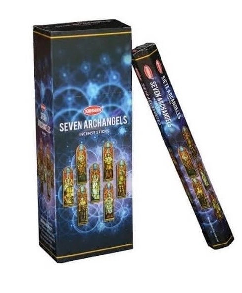 Incienso de Siete Arcangeles Pack 6 Cajas Proteccion Suerte Limpieza Esoterismo