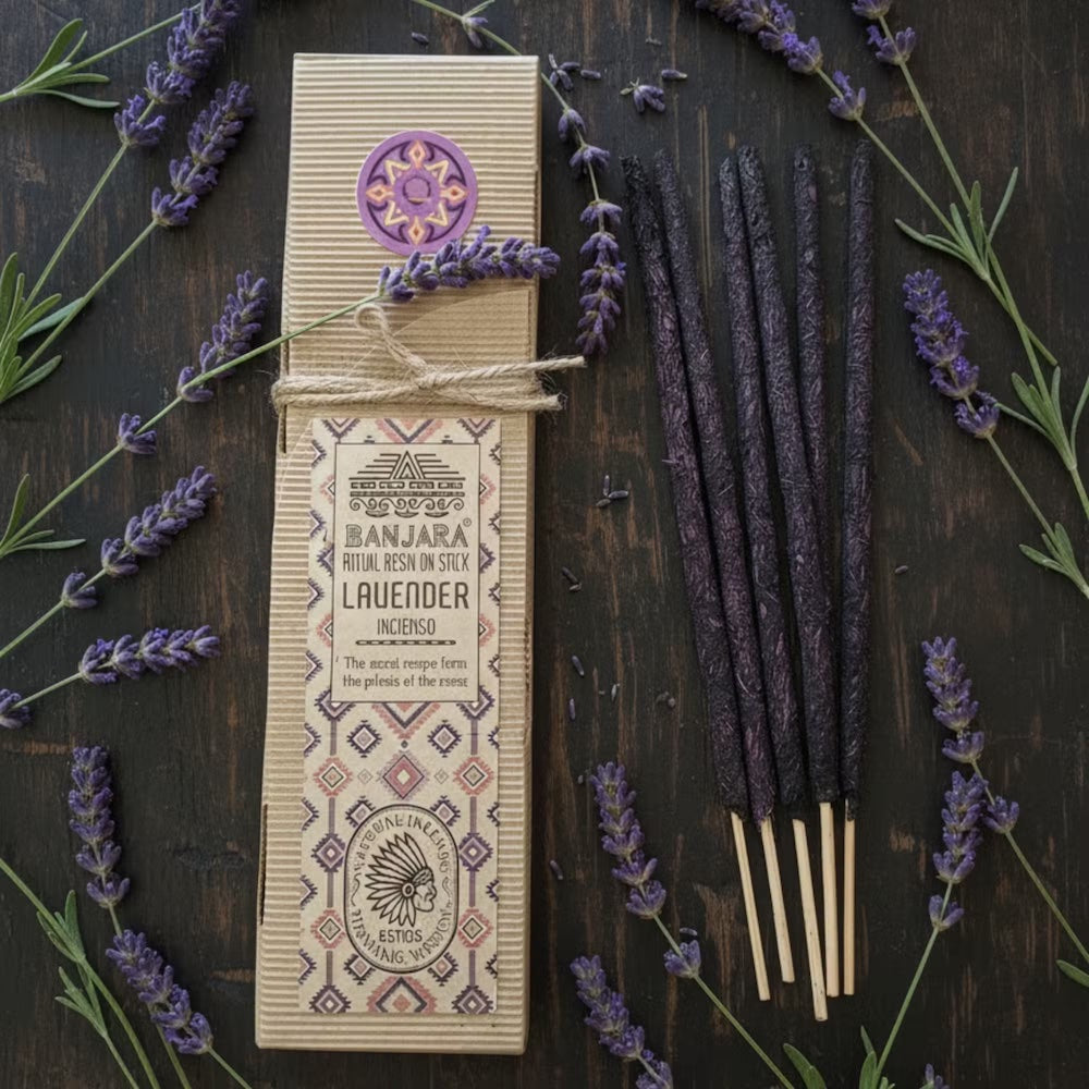 3 x caja Incienso de Resina Lavanda - Varillas Para Rituales y Purificación magia wicca